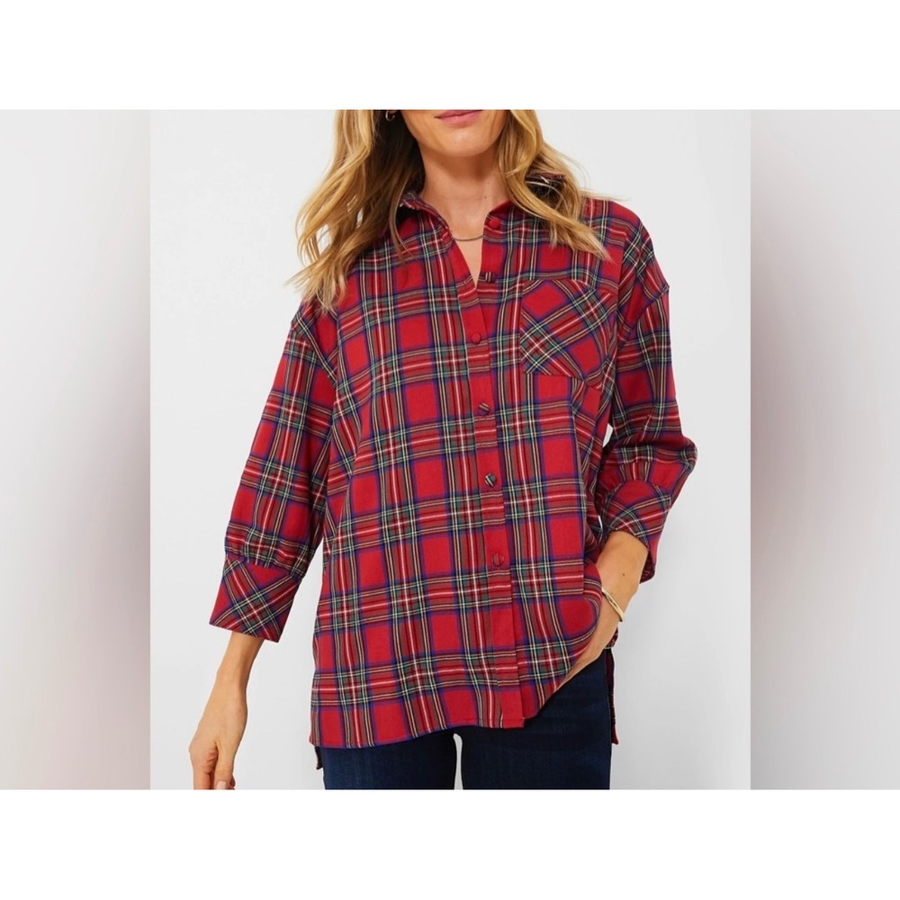 Tuckernuck Red Plaid Button-Down Shirt